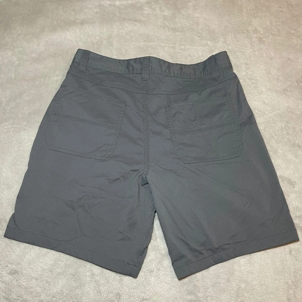 Ascend Shorts Men 32 Gray Hiking Nylon Stretch Outdoor Cargo Performance Fishing